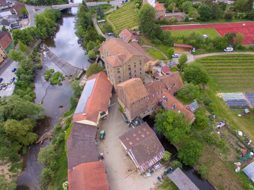 Bannmühle von oben